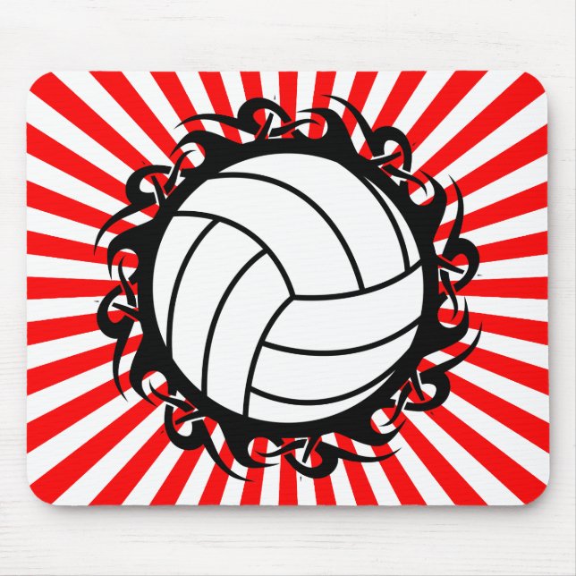 tribal volleyball mouse pad (Front)