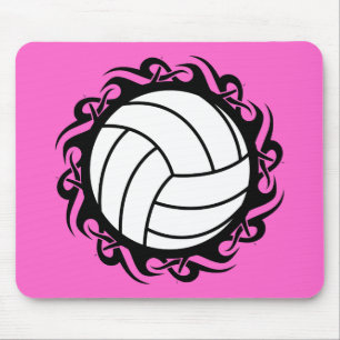 tribal volleyball mouse pad