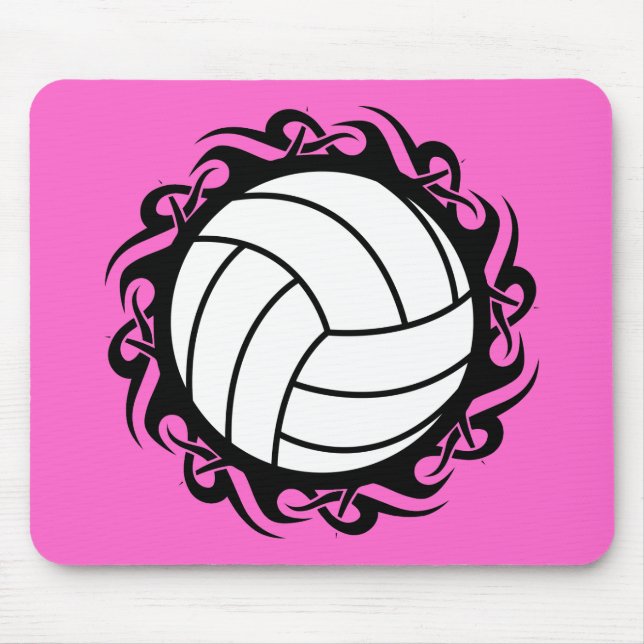 tribal volleyball mouse pad (Front)