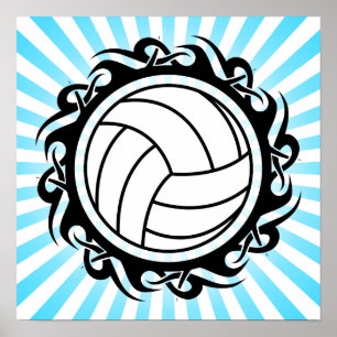tribal volleyball poster