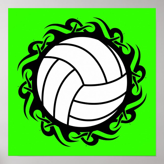 tribal volleyball poster (Front)