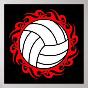 tribal volleyball poster
