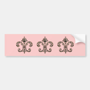 Tribal Voodoo Fleur de lis Bumper Sticker