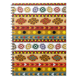 Tribal wallpaper, artistic ethnic design. notebook