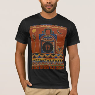 Tribal Warli Art Ujjain Mahakal Temple - Ethnic In T-Shirt