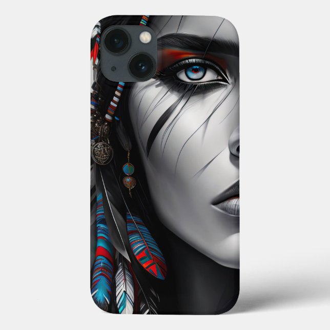 Tribal Warrior Case-Mate iPhone Case (Back)
