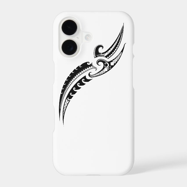 Tribal Warrior Pattern - Polynesian Phone case (Back)