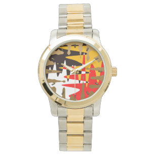 Tribal Watch Modern 4 Nations Art Wrist Watch