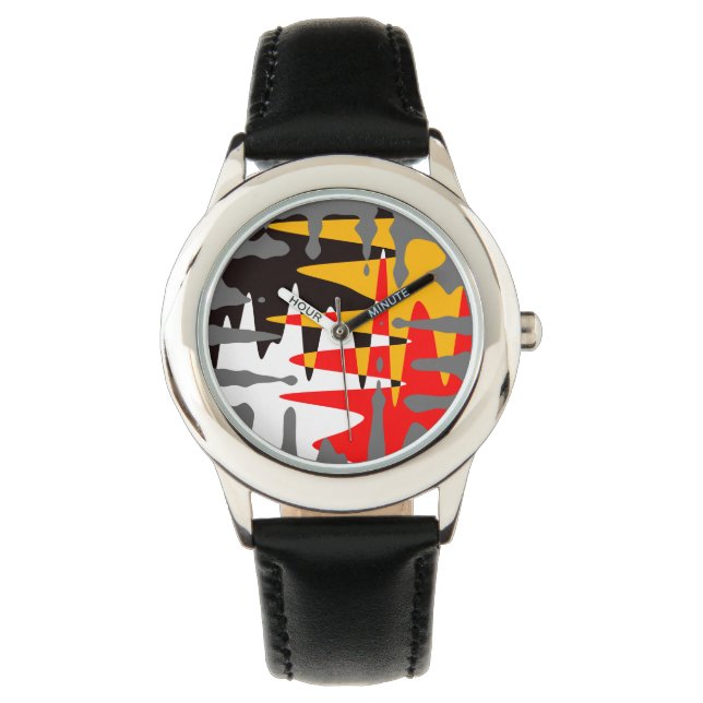 Tribal Watch Spiritual 4 Nations Art Wrist Watch (Front)