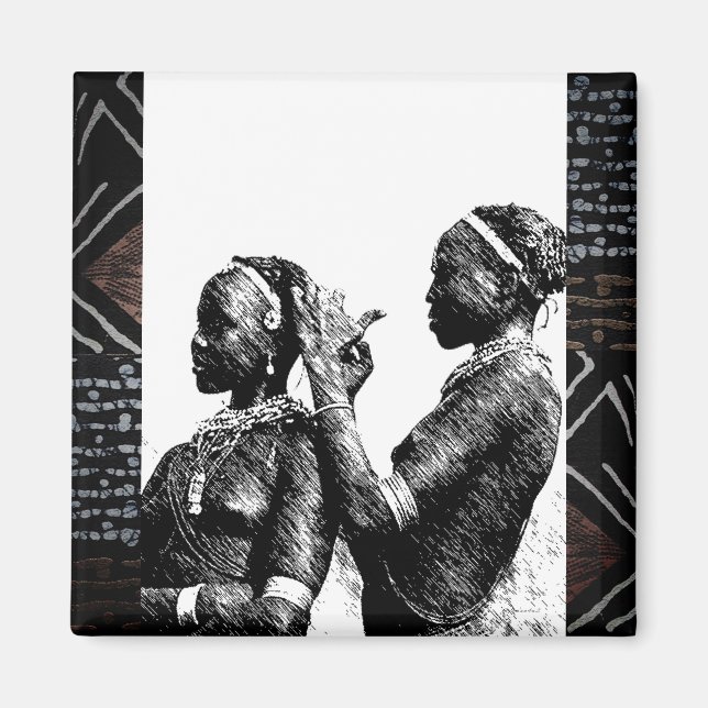 Tribal Wedding Preparations Magnet (Front)