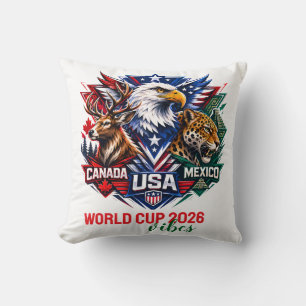 Tribal Wildlife Harmony world cup 2026 Cushion