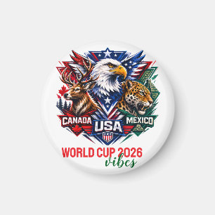 Tribal Wildlife Harmony world cup 2026  Magnet