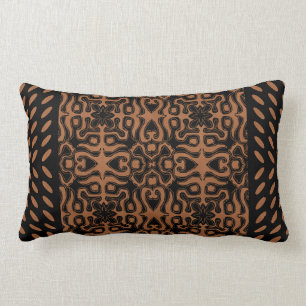 Tribal with border lumbar cushion