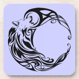 Tribal Wolf Coaster