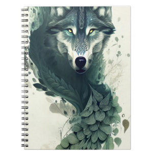 Tribal Wolf Notebook