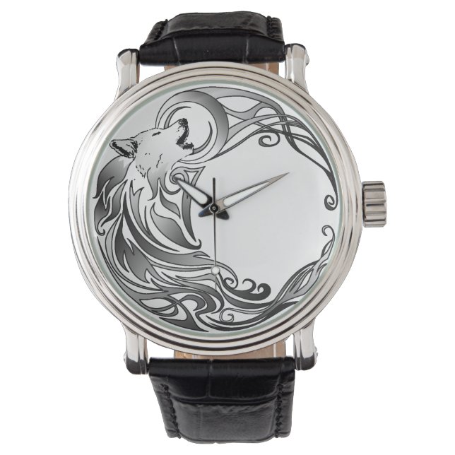 Tribal Wolf - Shaded Watch (Front)