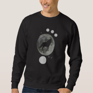 Tribal Wolfs Spaces For Moon Nights Men Women Sweatshirt