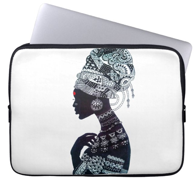 Tribal Women Design Laptop Sleeve (Front)