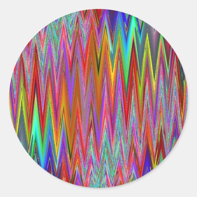 Tribal Zigzag Sticker (Front)