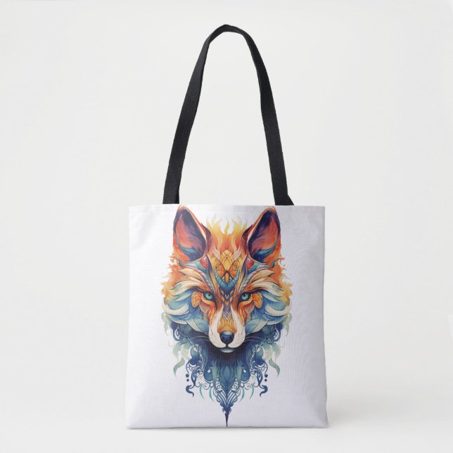 Tribal Zorro Tote Bag (Front)