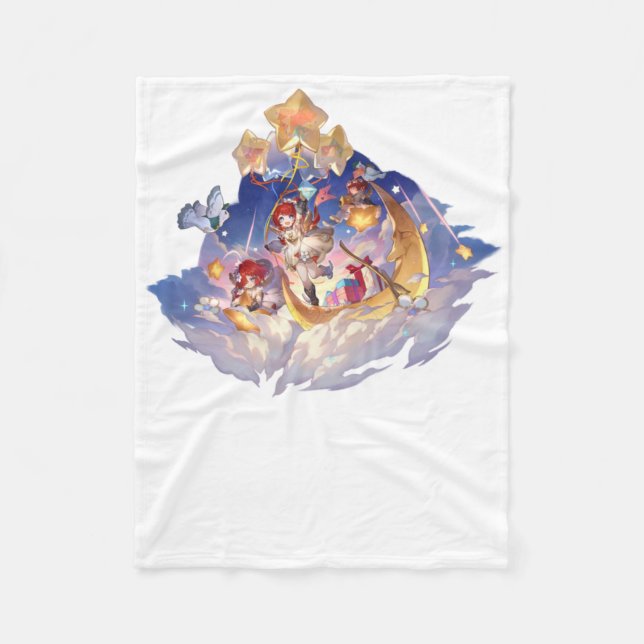 Tribbie - Tenacious Trio Sticker  Fleece Blanket (Front)