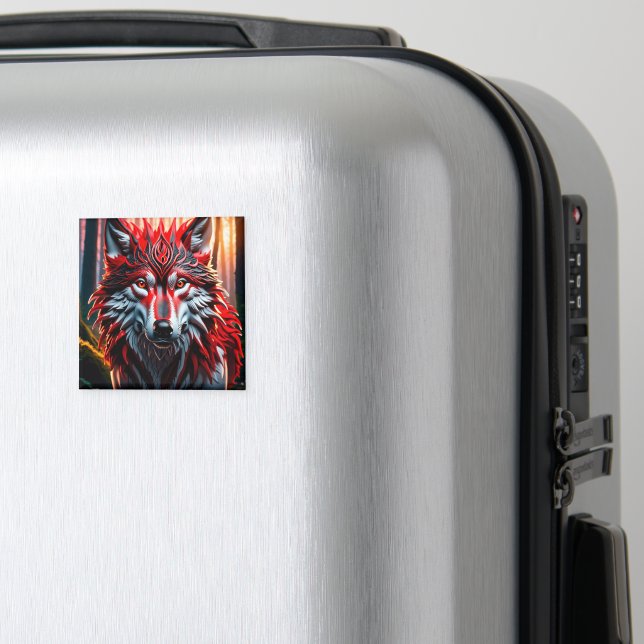Tribe wolf magnet (In Situ (Luggage))
