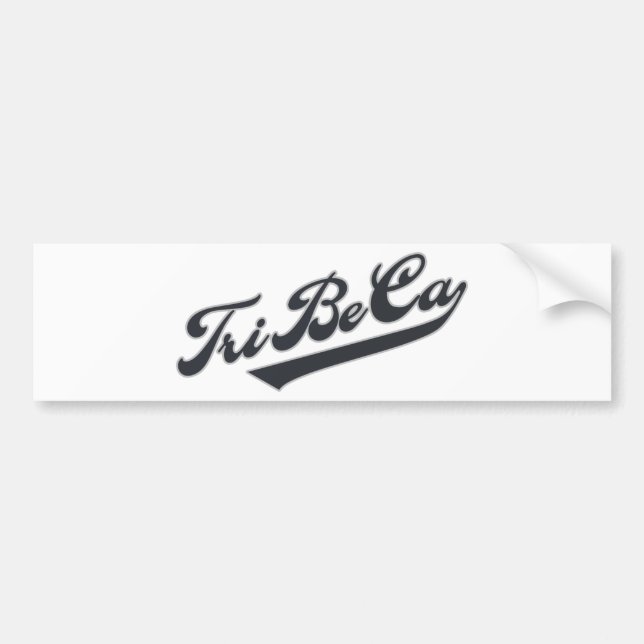 TriBeCa Bumper Sticker (Front)
