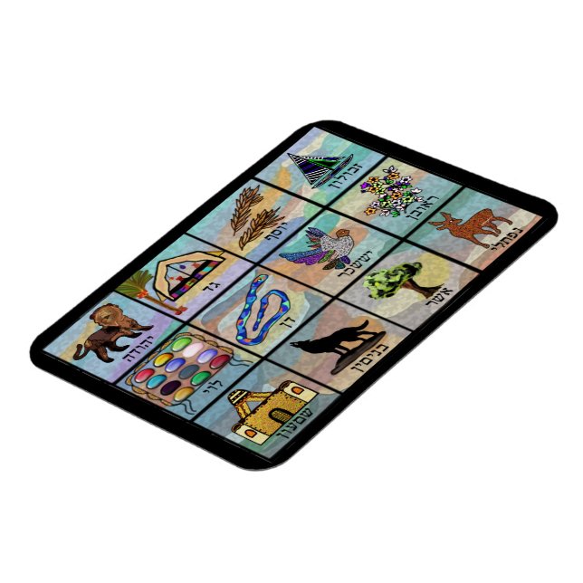 Tribes of Israel Magnet (Left Side)