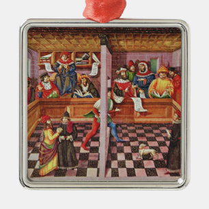 Tribunal of the Scientists Metal Ornament