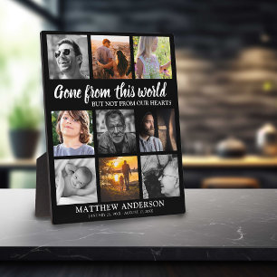Tribute Family Photo Collage Memorial Plaque
