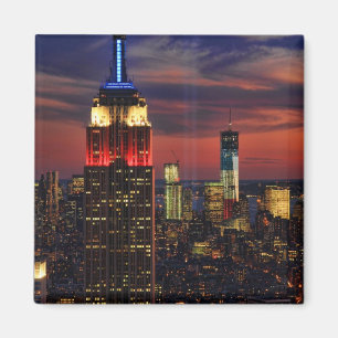 Tribute In Light Sept 11, World Trade Cntr ESB #1 Magnet