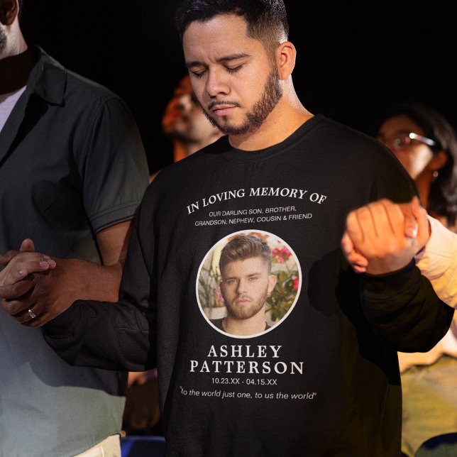 Tribute Photo In Loving Memory Sweatshirt (Creator Uploaded)