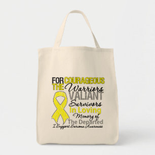 Tribute Support Sarcoma Awareness Tote Bag