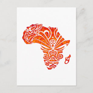 TRIBUTE TO AFRICA POSTCARD