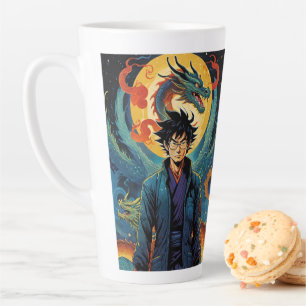 Tribute to Akira Toriyama Latte Mug