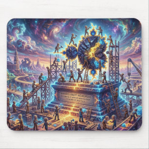 Tribute To Benoit Mandelbrot Mandelbrot Founder Mouse Pad