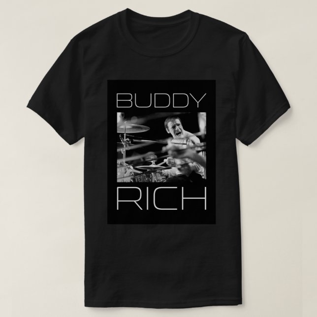 Tribute to Buddy Rich II Sticker T-Shirt (Design Front)