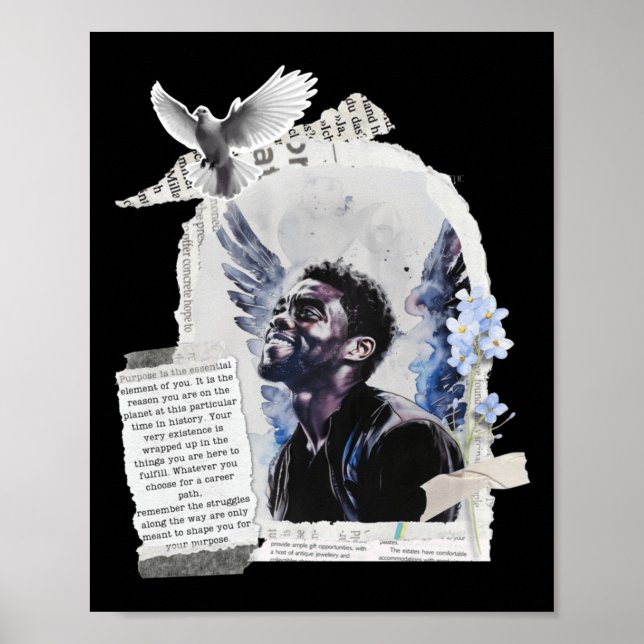 Tribute To Chadwick Boseman - Purpose 2  Poster (Front)