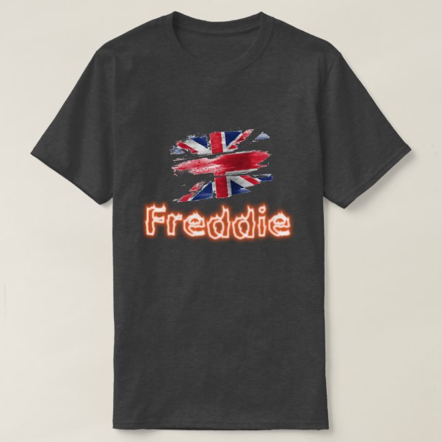 Tribute to Freddie fire T-Shirt (Design Front)