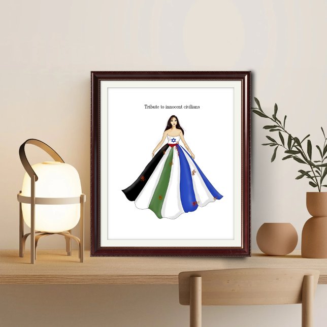 Tribute to innocents, palestine, israel, war,  poster (Creator Uploaded)