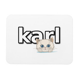 Tribute to Karl Lagerfeld Magnet