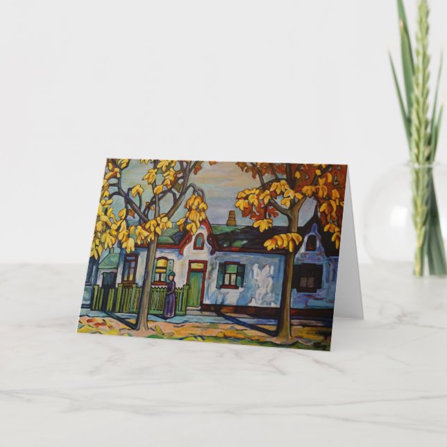 Tribute to Lawren Harris - Greeting Card (Front)