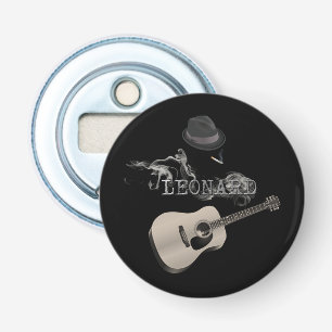Tribute to Leonard cigarette black Bottle Opener