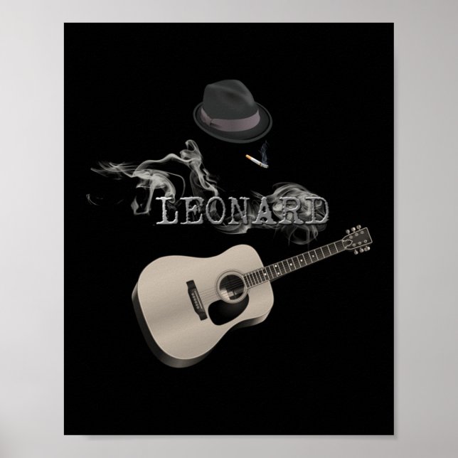 Tribute to Leonard cigarette Poster (Front)