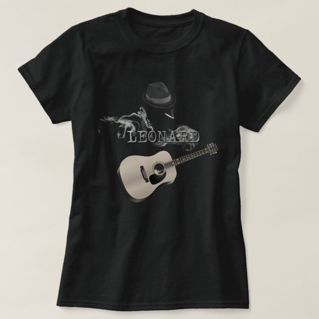 Tribute to Leonard cigarette T-Shirt (Design Front)