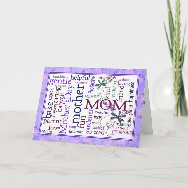 Tribute to Mum Card (Front)