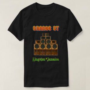 Tribute to Orange St Kingston Jamaica retro T-Shirt