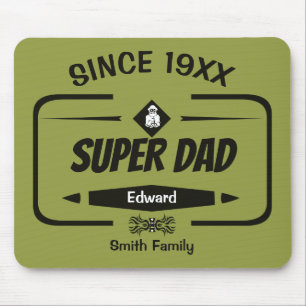 Tribute to the super hero mouse pad