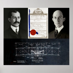 TRIBUTE to WRIGHT BROTHERS and FLYING MACHINE Poster