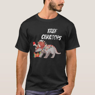 Triceratops Dinosaur Christmas Tree Treeceratops T-Shirt